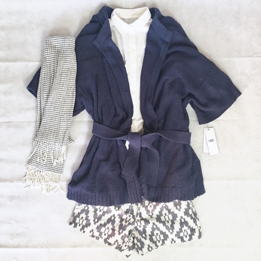 NWT ✨ UGG Australia Blue Kennedy Poncho Size M/L